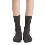 Ash Essential Ribbed Crew Sock 3-Pack | Grey