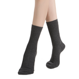 Ash Essential Ribbed Crew Sock 3-Pack | Grey