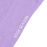 Princess Lulu Ruffle Crew Sock | Lilac Purple