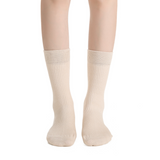 Ash Essential Ribbed Crew Sock 3-Pack | Beige