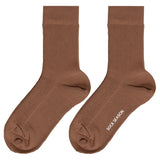 Ash Essential Ribbed Crew Sock 3-Pack | Mocha