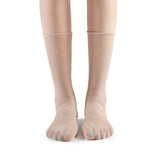 Diamond Sheer Crew Sock | Beige - Sock Season