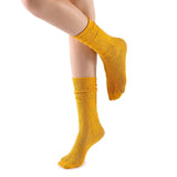 Lola Lace Crew Sock | Yellow - Sock Season