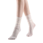 Neverminder Slouch Sheer Crew Sock | Off-White - Sock Season