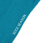 Princess Lulu Ruffle Crew Sock | Blue - Sock Season