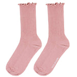 Princess Lulu Ruffle Crew Sock | Pink - Sock Season