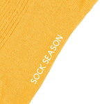 Princess Lulu Ruffle Crew Sock | Yellow - Sock Season