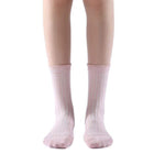 Aliyah Scallop Sparkle Crew Sock | Pink - Sock Season