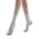 Aliyah Scallop Sparkle Crew Sock | Silver - Sock Season