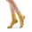 Daphne Ruffle Glitter Ankle Sock | Yellow - Sock Season
