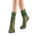 Diamond Sheer Crew Sock | Deep Green - Sock Season