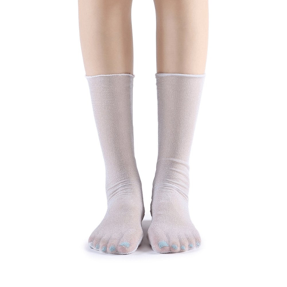 Diamond Sheer Crew Sock | White - Sock Season