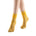 Diamond Sheer Crew Sock | Yellow - Sock Season