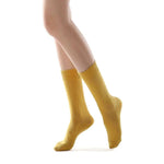 Eva Essential Crew Sock | Yellow - Sock Season