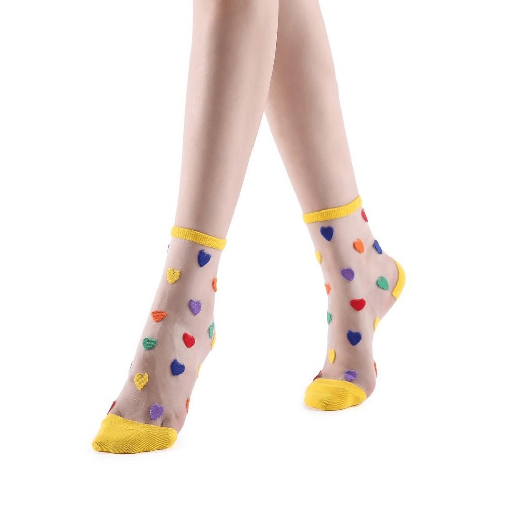 Heartbreaker Sheer Ankle Sock | Color - Sock Season