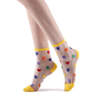 Heartbreaker Sheer Ankle Sock | Color - Sock Season
