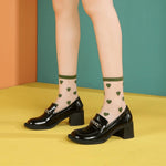 Heartbreaker Sheer Ankle Sock | Green - Sock Season