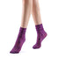 Marella Polka Sheer Mid High Sock | Purple - Sock Season
