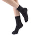 Polly Fuzzy Crew Sock | Black - Sock Season