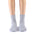 Polly Fuzzy Crew Sock | Grey - Sock Season