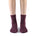 Polly Fuzzy Crew Sock | Purple - Sock Season