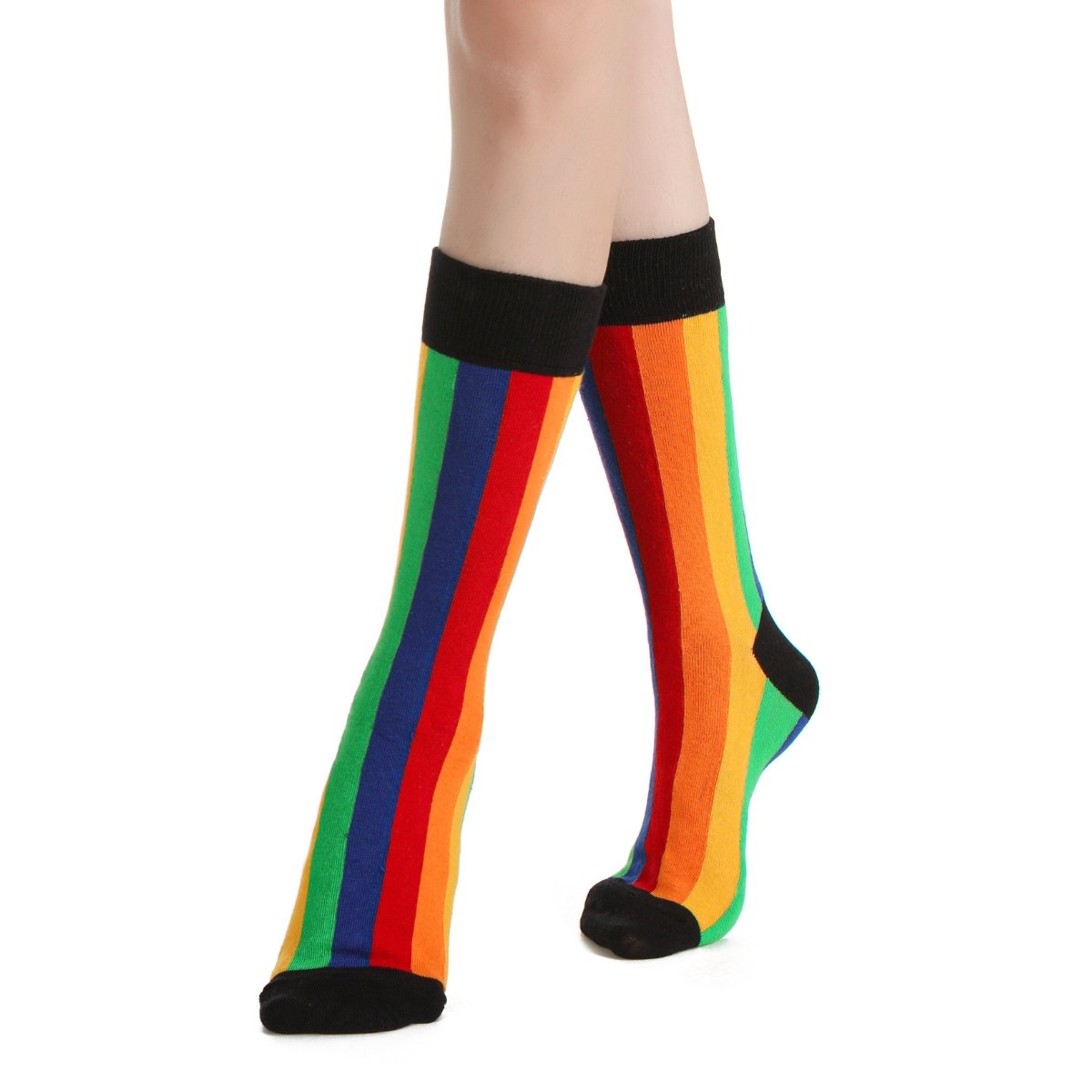Pride Rainbow Stripe Crew Sock - Sock Season